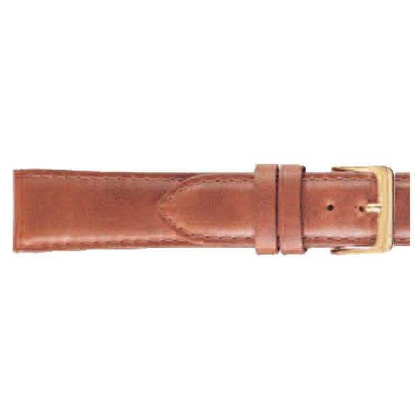 Unisex Watchbands 2 Go Genuine Leather Padded Tan Watchband - image 