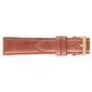 Unisex Watchbands 2 Go Genuine Leather Padded Tan Watchband - image 1