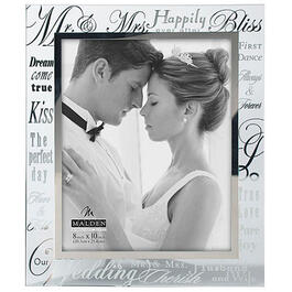 Malden Mr. &amp; Mrs. Metal Wedding Frame - 8x10
