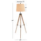 9th & Pike&#174; Brown Wood Tripod Industrial Floor Lamp - image 4