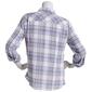 Womens Tommy Hilfiger Sport Plaid 3/4 Roll Tab Button Front - image 2