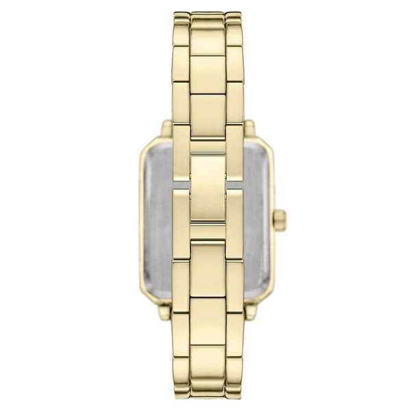 Womens Folio Gold-Tone Watch/Stone Bracelet Set - FMDFL2084