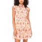 Petite MSK Flutter Sleeve Floral Chiffon A-Line Dress - image 3