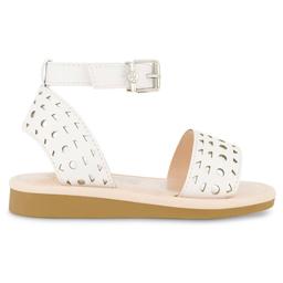 Little Girls Jessica Simpson Janey Perforated Slingback Sandals