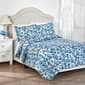 D Travis 3pc. Pineapple & Floral Plush Comforter Set - image 2