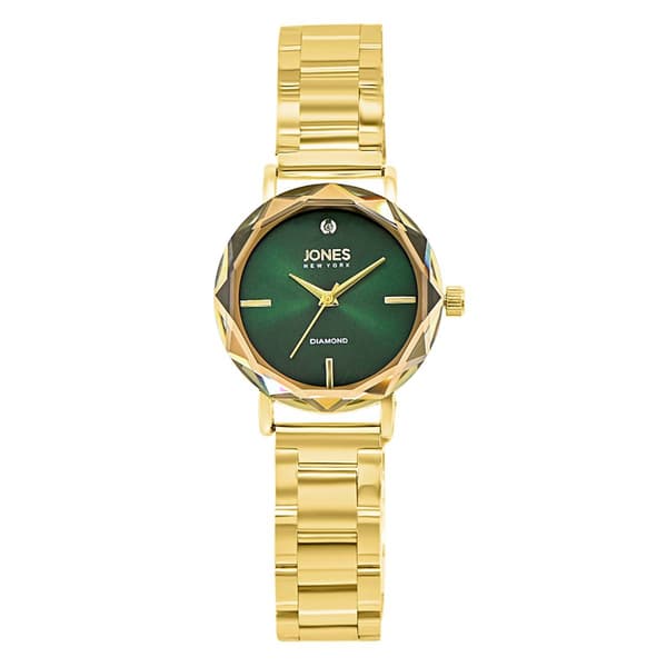 Womens Jones New York Gold-Tone Sunray Dial Watch - 15184G-42-X27 - image 