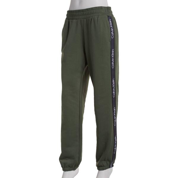 Womens Cavin Klein Performance Logo Strip High Waist Sweatpants - image 