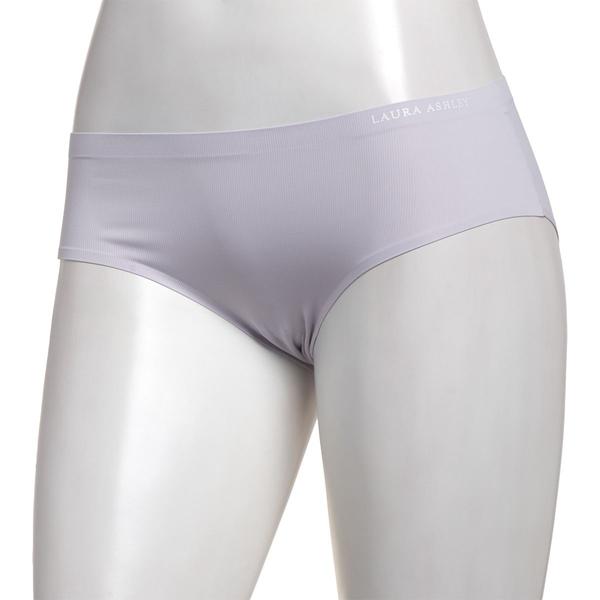 Womens Laura Ashley(R) Ribbed Nylon Hipster Panties - LS8444AR - image 