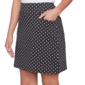 Petite Hearts of Palm In Black & White Polka Dot Skort - image 5