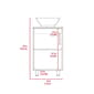 FM FURNITURE Malibu Single Drawer Bathroom Vanity - image 8