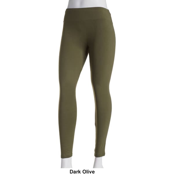 Juniors Eye Candy Solid Peached Hi Waist Leggings