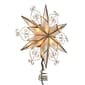 Kurt Adler 10-Light 6-Point Capiz Star Treetop w/ Scroll Design - image 2