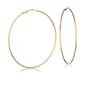 Guess Gold-Tone Large Thin Hoop Earrings - image 1