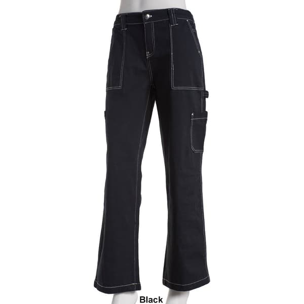 Juniors No Comment Contrast Stitch Carpenter Pants