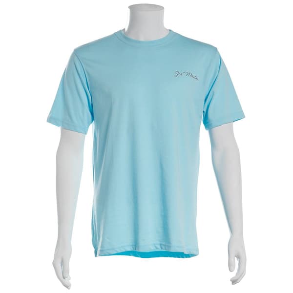 Mens Joe Marlin Tahiti Hut Short Sleeve Tee