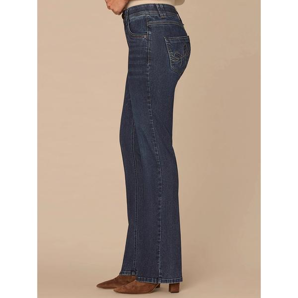 Womens Democracy “Ab”solution® Itty Bitty Boot with 3D Bow Jeans
