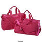 Madden Girl Quilted Hearts Nylon 2 For 1 Weekender Duffle - image 2