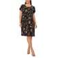 Plus Size MSK Short Sleeve Grommet Shift Trim Dress - image 3