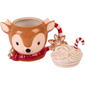 Home Essentials Reindeer Mug with Topper - image 2