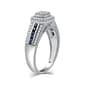Nova Star® Sterling Silver 3/8ctw. Lab Diamond Wedding Set - image 4
