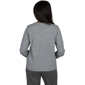 Womens Alfred Dunner Regent Street Floral Soutache Sweater - image 2
