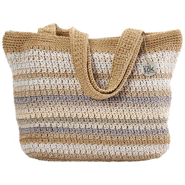 The Sak Casual Sand Stone Classic Crochet Tote - image 