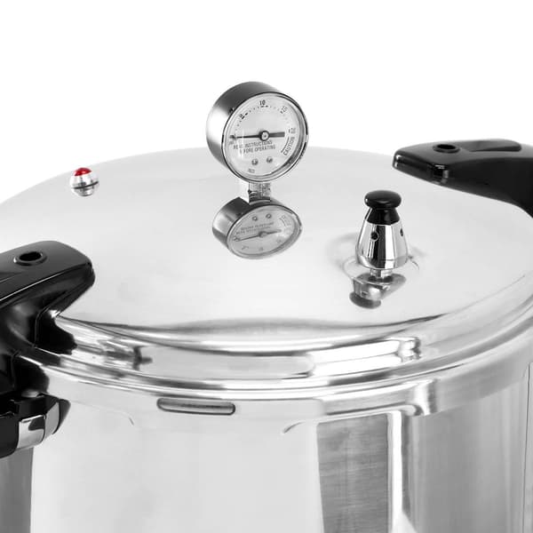 MegaChef 24qrt. Aluminum Stovetop Pressure Cooker