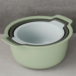 BergHOFF 3pc. Mixing Bowls & Colander Set