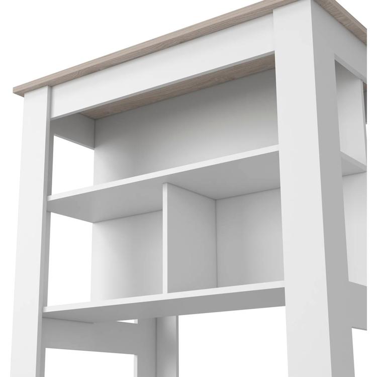 FM FURNITURE Brooklyn Antibacterial Kitchen Island