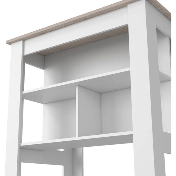 FM FURNITURE Brooklyn Antibacterial Kitchen Island