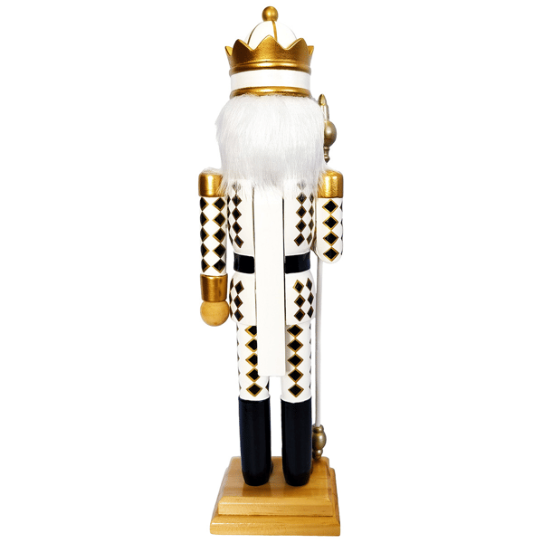 Santa''s Workshop 14in. Harlequin King Nutcracker