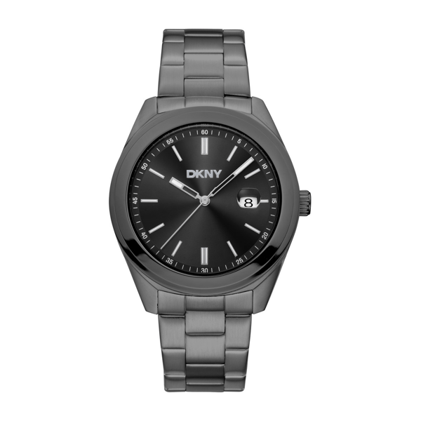 Mens DKNY Modernist Classics Gun Metal-Tone Watch - DK1G069M0055 - image 