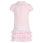 Girls &#40;4-6x&#41; adidas&#174; Ruffle Short Sleeve Polo Dress - image 2