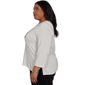 Plus Size Alfred Dunner Classics 3/4 Sleeve Santa Cat Tee - image 4