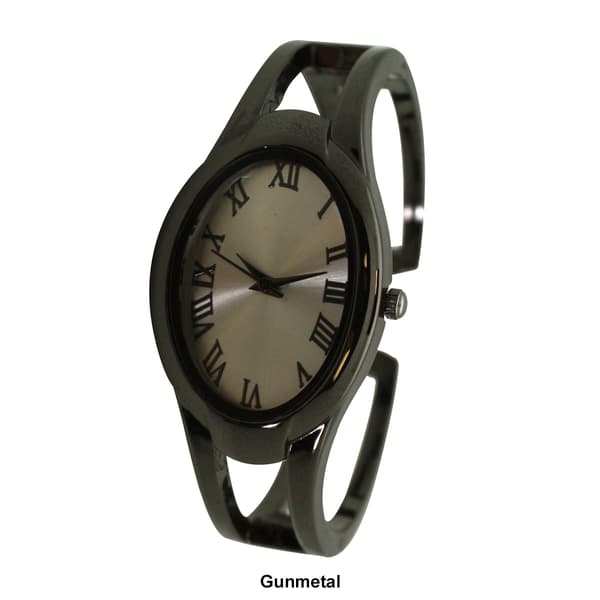 Womens Olivia Pratt™ Minimalist Oval Face Bangle Watch - H10052