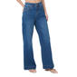 Womens Nicole Miller Super High Rise Wide Leg Wide Waistband Jea - image 1