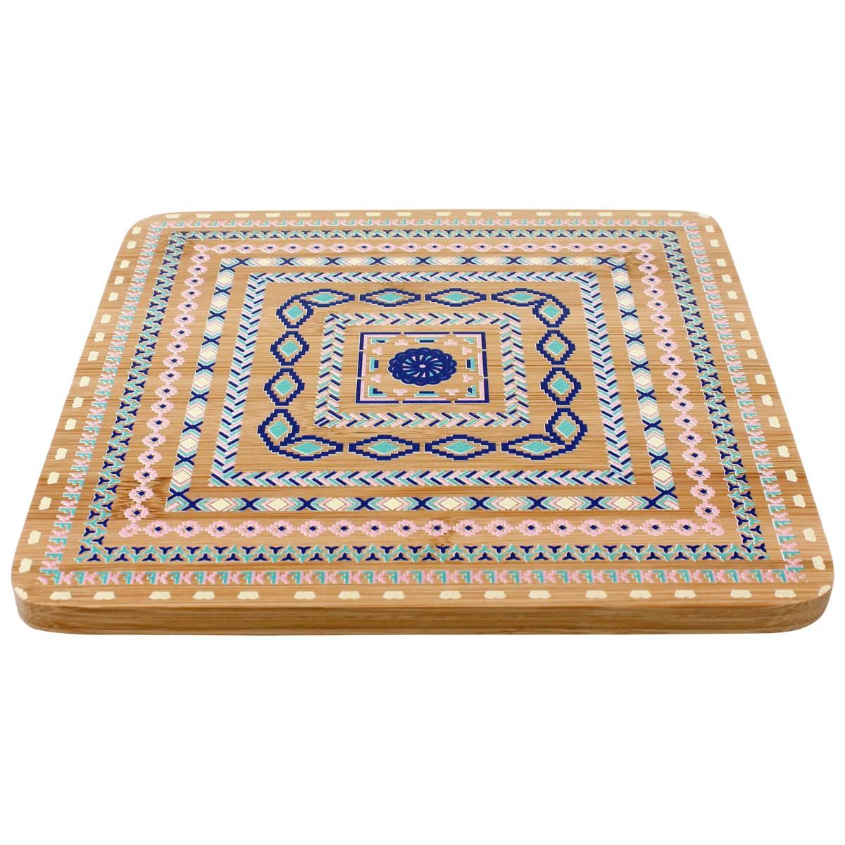 BergHOFF Bamboo Multi-Colored Trivets Set