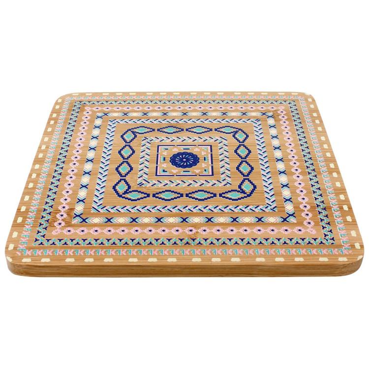 BergHOFF Bamboo Multi-Colored Trivets Set