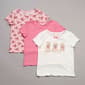 Girls (7-12) Bkind 3pk. Short Sleeve Puppy/Bow/Glitter Tees - image 1