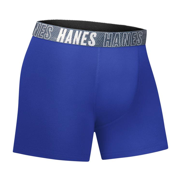Boys Hanes® 5pk. Breathable Boxer Briefs - Navy/Grey