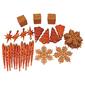 Northlight Seasonal 125ct Burnt Orange Shatterproof Ornaments - image 2
