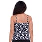Womens American Beach Geometric Hanky Hem Tankini Swim Top - image 2