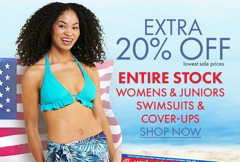 Extra 20% off Womens Swimwear