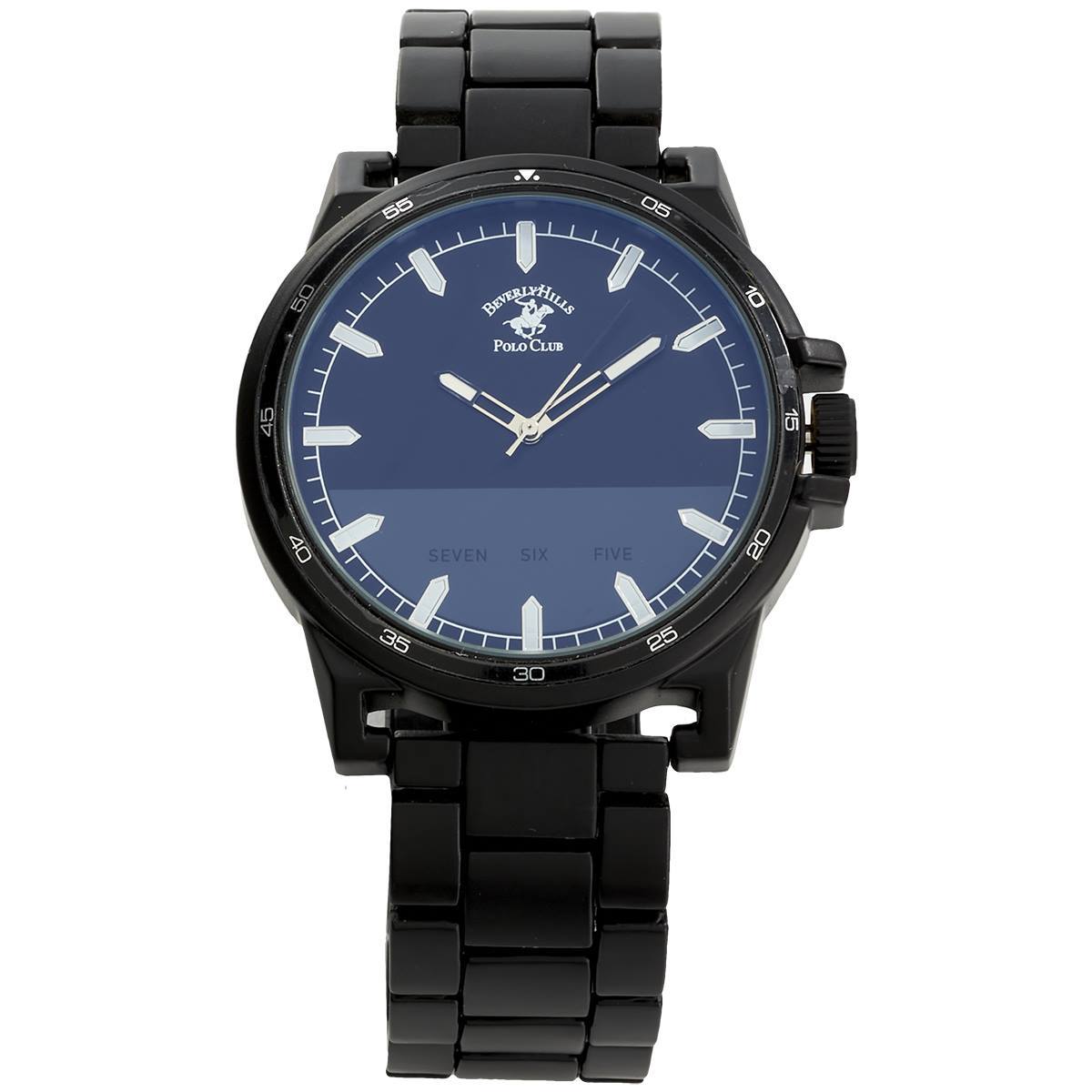 Mens Beverly Hills Polo Club Gunmetal Dial Watch - 55384