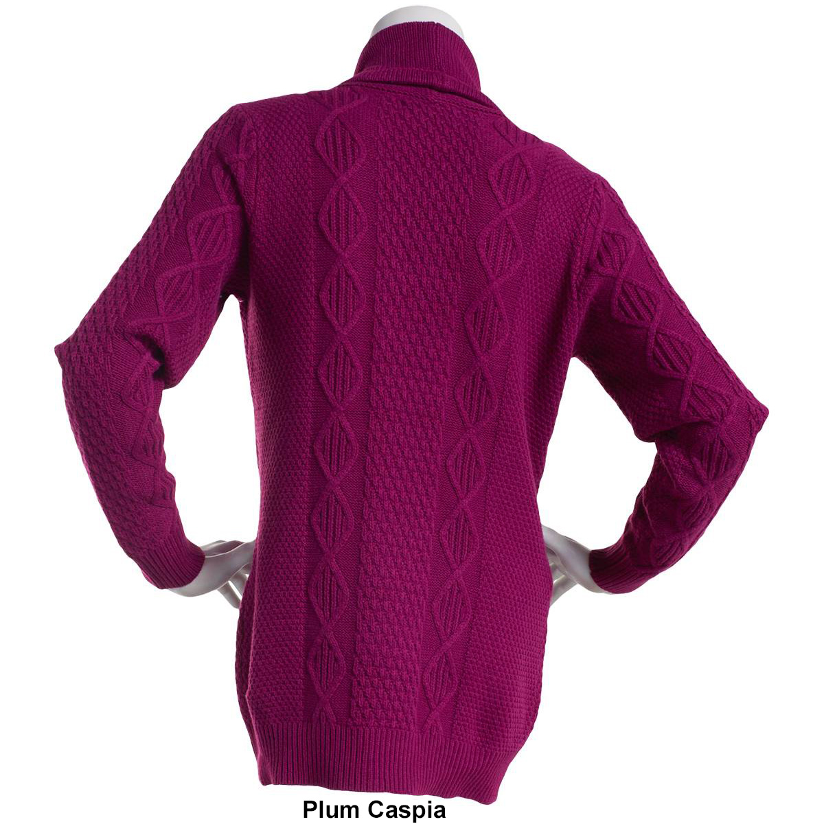 Womens Preswick & Moore Long Sleeve Cabled Cowl Neck Sweater