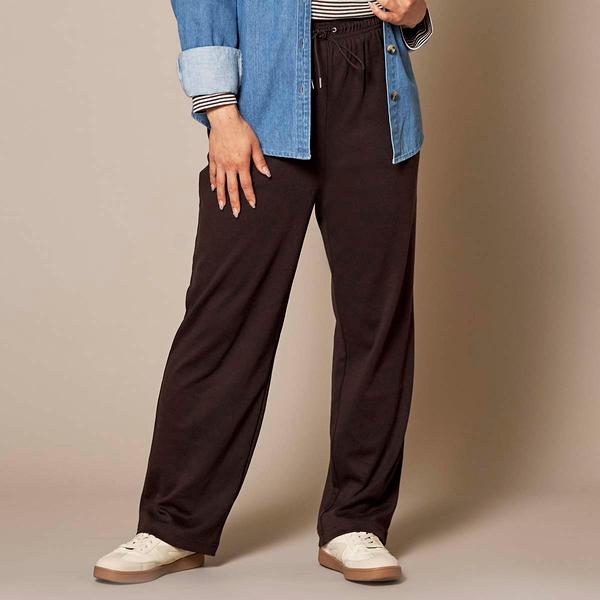 Plus Size Hasting & Smith Solid Average Knit Casual Pants