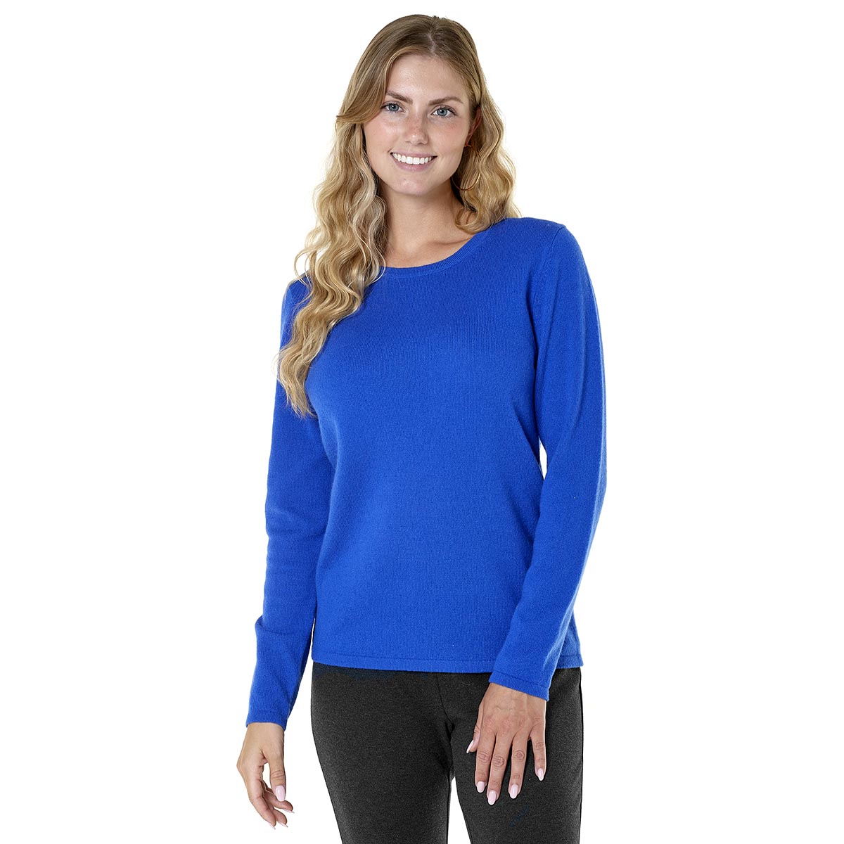 Womens Preswick & Moore(R) Long Sleeve Cashmere Sweater