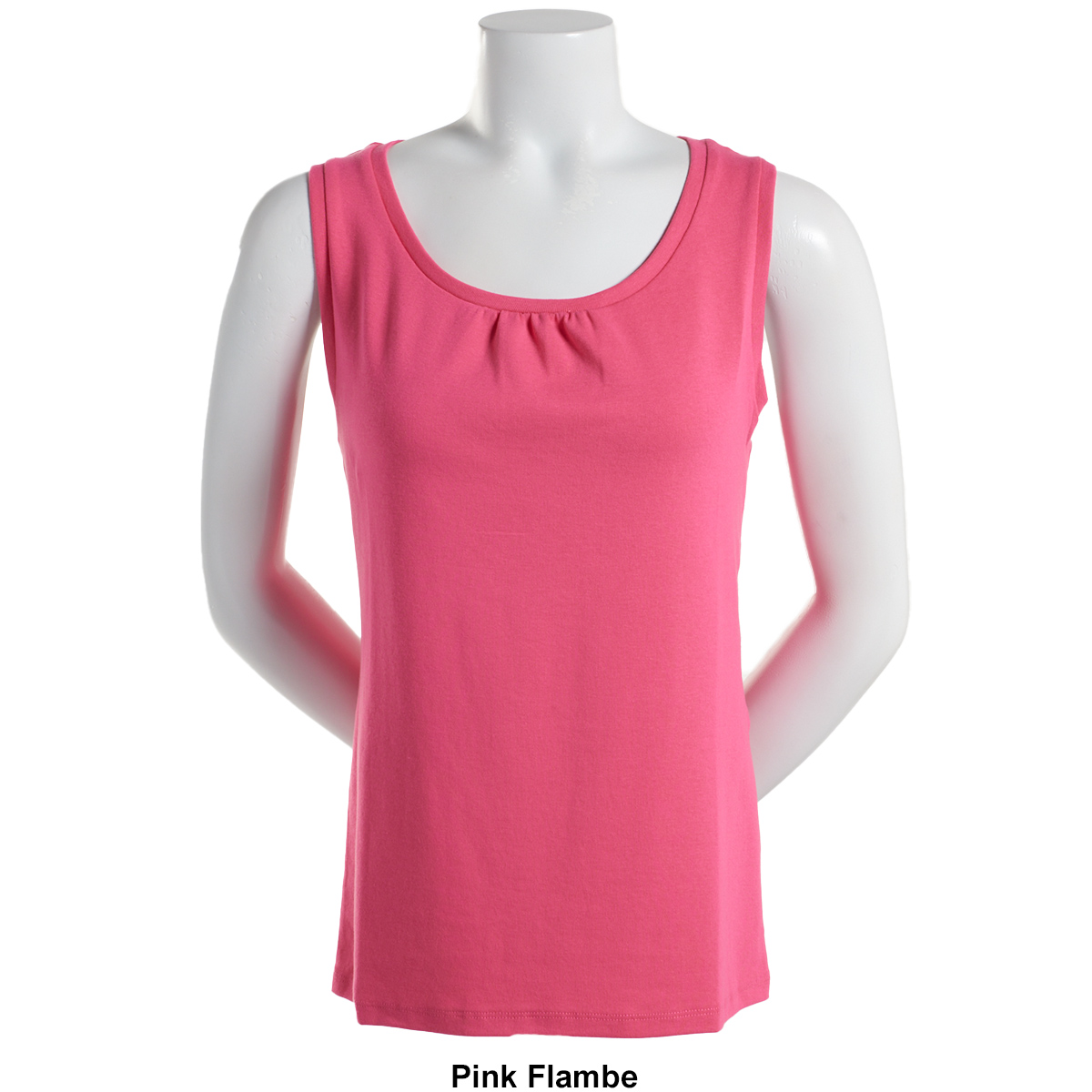 Womens Preswick & Moore(R) Cotton Spandex 1x1 Rib Tank Top