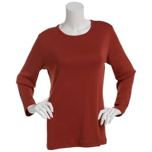Womens Preswick & Moore® Long Sleeve Crew Neck Tee