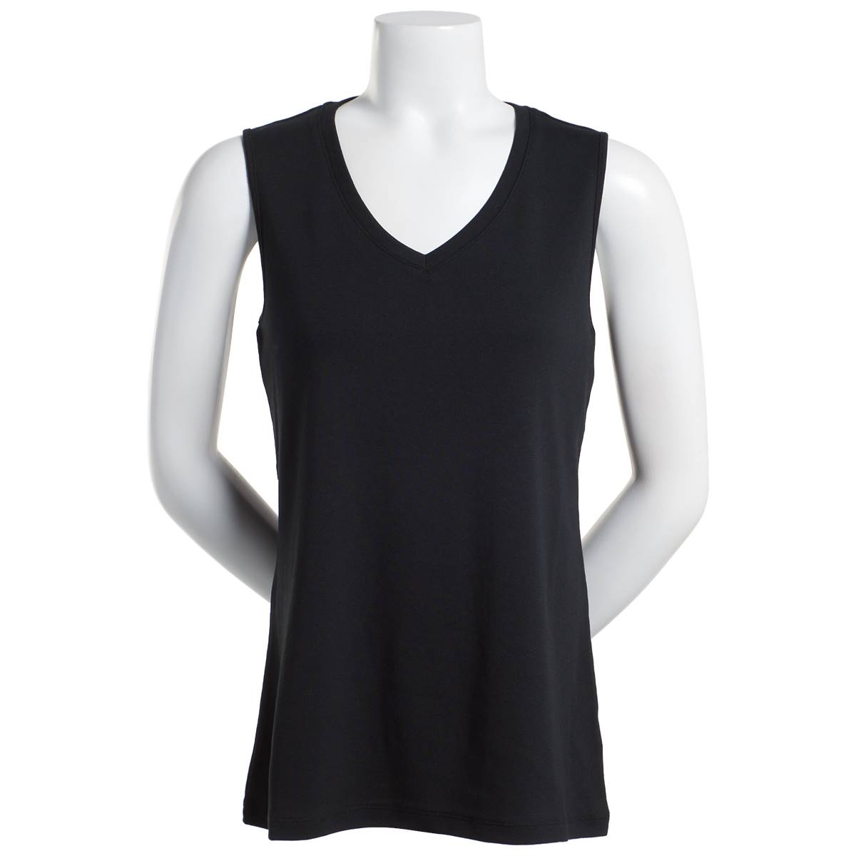 Womens Preswick & Moore(R) Solid 1x1 Rib Tank Top